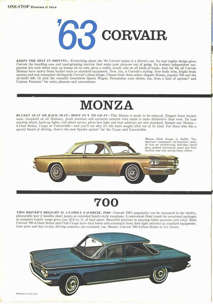 1963 Chevrolet Brochure Page 11